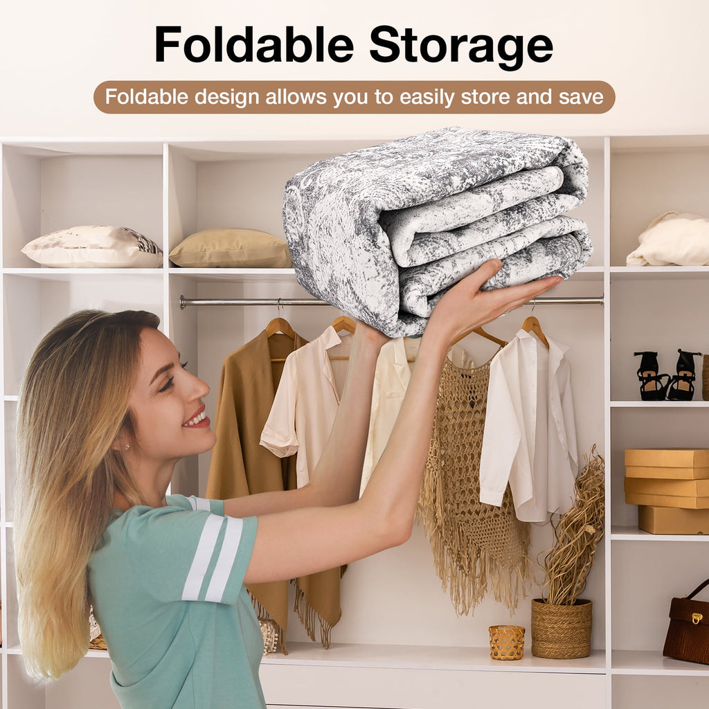 2'x6' Runner Rug for Hallway, NovDeco Washable Indoor Rug Neutral Abstract Light Gray, Low Pile & Stain Resistant Carpet for Kitchen Bedside Laundry